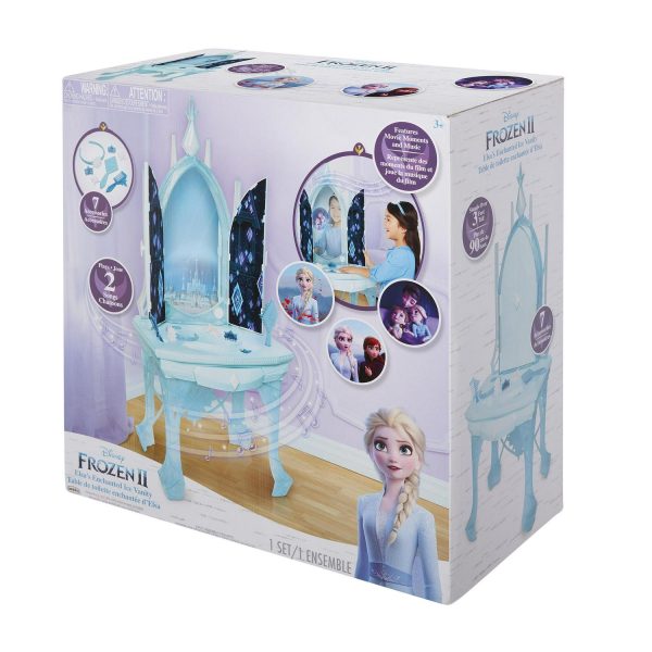 Disney Frozen 2 Elsa s Enchanted Ice Vanity, Includes Lights, Iconic Story Moments and Plays Vuelie and Into the Unknown For Ages 3+ - Image 6