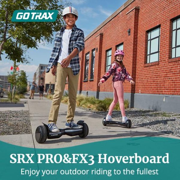 Fluxx FX3 Hoverboard with 6.2 Mph Max Speed, 176 lbs Max Weight, 3.1 Miles Distance, Self Balancing Scooter with 6.5 inch Wheels and LED Headlights Pink - Image 6