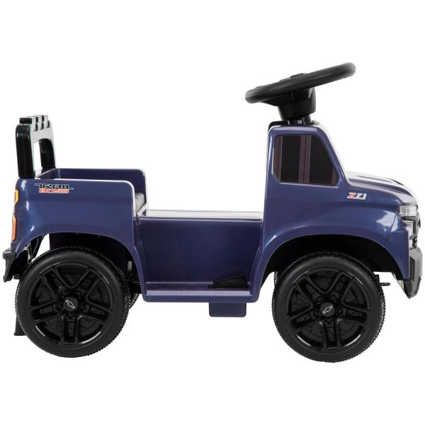 Huffy 6V Chevy Silverado Truck Ride-on Toy Quad for Kids, Blue - Image 4
